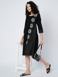 Cotton Block Printed Dress