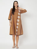 Cotton Block Printed Dress