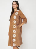 Cotton Block Printed Dress