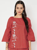 Cotton Block Printed Top