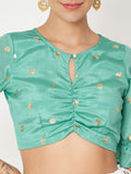 Chinon Sequin Embroidered Crop Top