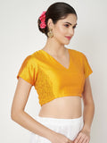 Silk Blend Stretchable Crop Top