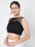 Solid Gathered Crop Top