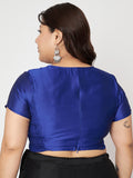 Plus Size Silk Blend Stretchable Crop Top