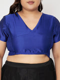 Plus Size Silk Blend Stretchable Crop Top