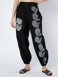 Cotton Placement Print Trouser