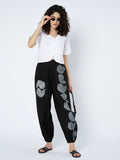 Cotton Placement Print Trouser