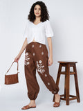 Cotton Placement Print Trouser