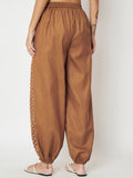 Cotton Placement Print Trouser